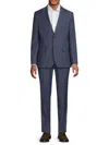 Tommy Hilfiger Men's Windowpane Check Wool-blend Suit