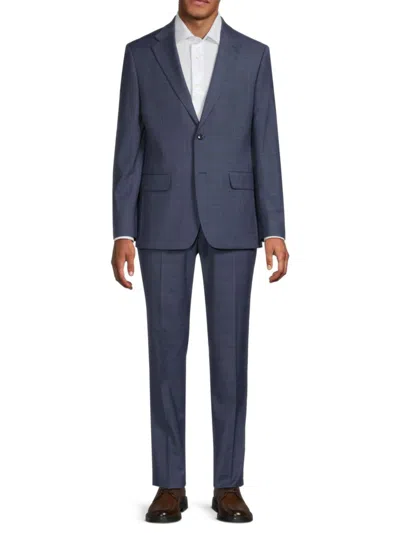 Tommy Hilfiger Men's Windowpane Check Wool-blend Suit