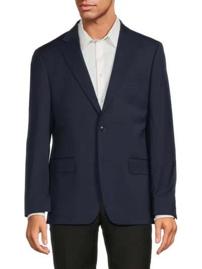 Tommy Hilfiger Men's Wool Blend Blazer In Navy