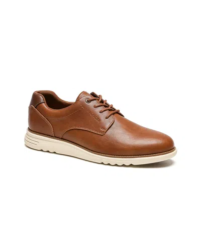 Tommy Hilfiger Men's Zell Casualized Hybrid Oxfords Shoe In Medium Brown
