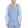 Tommy Hilfiger Mens 5-button Modern Fit Suit Vest In Blue
