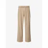 Tommy Hilfiger Mens Camel The F1® The Movie Collection Straight-leg Belted Cotton Trousers In Neutral