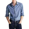 Tommy Hilfiger Mens Collar Chambray Button-down Shirt In Multi