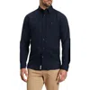 Tommy Hilfiger Mens Cotton Long Sleeve Button-down Shirt In Blue