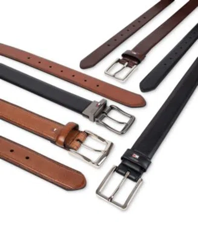 Tommy Hilfiger Mens Dress Belt Collection In Brown,black