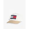 Tommy Hilfiger Mens Ecru F1 Movie Embroidered Cotton Cap