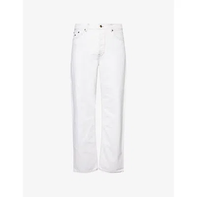 Tommy Hilfiger Mens Ecru The F1® The Movie Collection Straight-leg Loose Denim Jeans