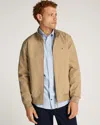 Tommy Hilfiger Mens Harrington Jacket In Brown
