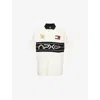 Tommy Hilfiger Mens Ivory/black The Apxgp Collection Race Day Logo-embroidered Cotton Polo Shirt