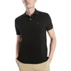 Tommy Hilfiger Big And Tall Regular Fit Polo In Black In Black