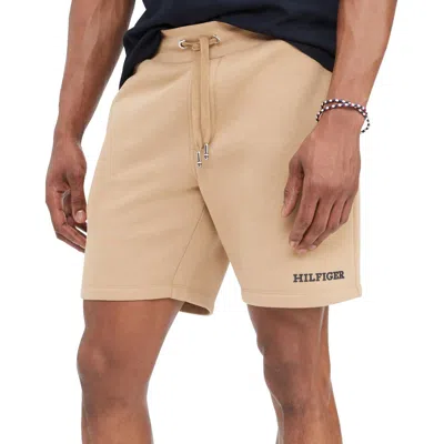 Tommy Hilfiger Mens Logo Fleece Casual Shorts In Green