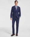 Tommy Hilfiger Mens Modern Fit Th Flex Stretch Solid Suit Separates In Blue