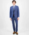 Tommy Hilfiger Mens Modern Fit Wool Th Flex Stretch Suit Separates In Blue