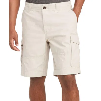 Tommy Hilfiger Men's Essential Solid Cargo Shorts In Stone