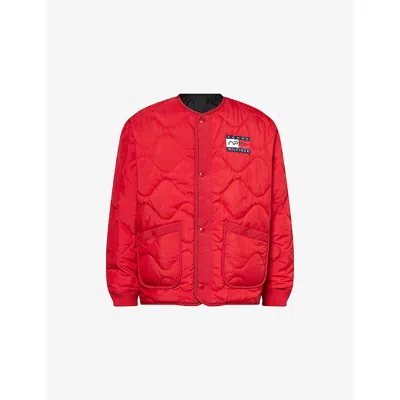 TOMMY HILFIGER MENS THE APXGP COLLECTION REVERSIBLE QUILTED LINER JACKET PRIMARY RED