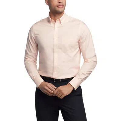 Tommy Hilfiger Mens Solid Cotton Button-down Shirt In Apricot