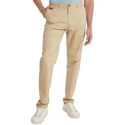 Tommy Hilfiger Mens Solid Cotton Dress Pants In Multi