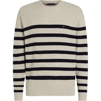 Tommy Hilfiger Mens Textured Knit Pullover Sweater In Multi