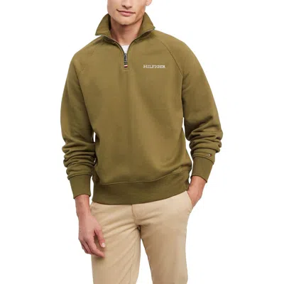 Tommy Hilfiger Mens Zipper Cotton Sweatshirt In Multi
