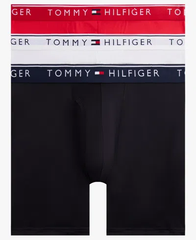 Tommy Hilfiger Men'sâ 3-pack Micro Boxer Briefs Set In Multi