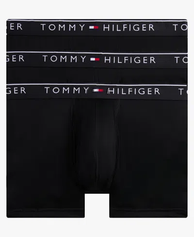 TOMMY HILFIGER MEN'SÂ 3-PACK MICRO MOISTURE-WICKING TRUNKS SET