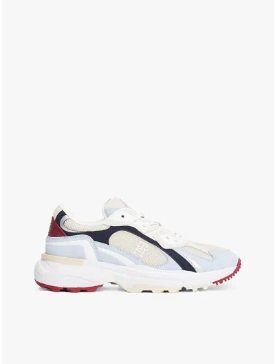 Tommy Hilfiger Mesh Panel Th Monogram Cleated Sneaker