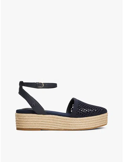 Tommy Hilfiger Mesh Platform Espadrille Sandal