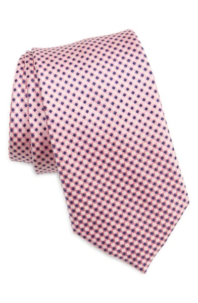 Tommy Hilfiger Micro Neat Dot Tie In Pink