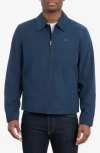 Tommy Hilfiger Microfiber Golf Jacket In Blue