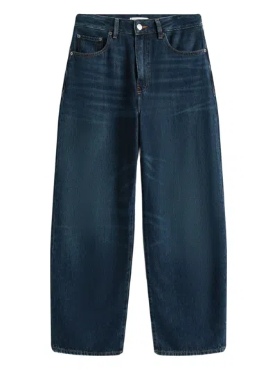 Tommy Hilfiger Mid-waisted Barrel Jeans In Blue