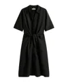 Tommy Hilfiger Fit And Flare Midi Polo Dress In Blue