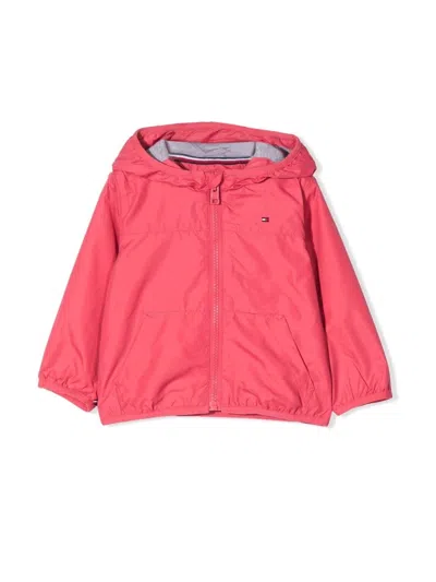 Tommy Hilfiger Mini Colorblock Jacket For Baby Boys In Pink
