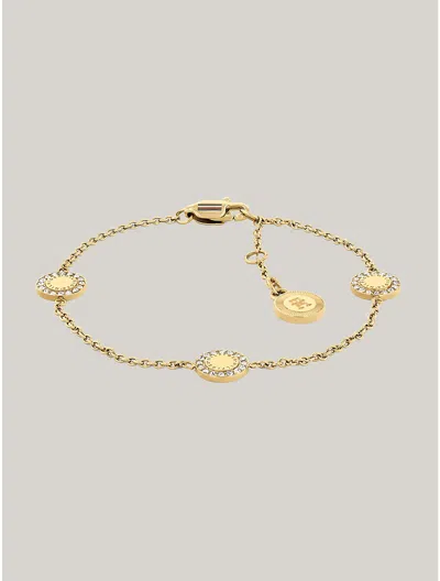 Tommy Hilfiger Mini Crystals Bracelet In Gold