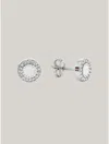 Tommy Hilfiger Mini Crystals Earring In Silver