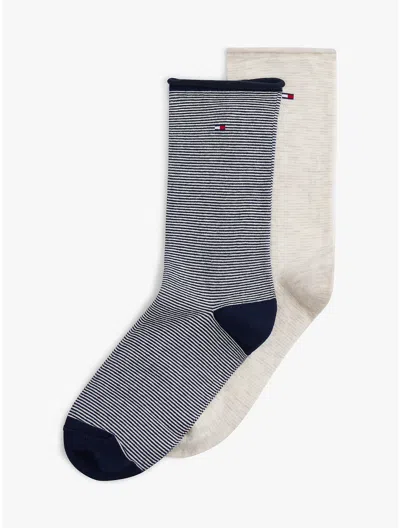 Tommy Hilfiger Mini Stripe Trouser Sock 2 In Multi