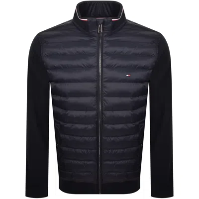 Tommy Hilfiger Mix Media Jacket Desert Sky Navy In Blue