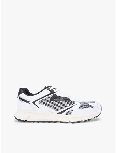 Tommy Hilfiger Mix Media Runner Sneaker In White