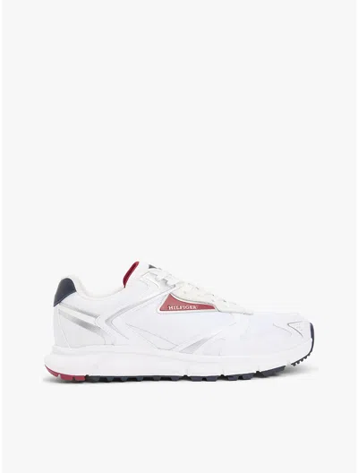 Tommy Hilfiger Mix Media Runner Sneaker In White