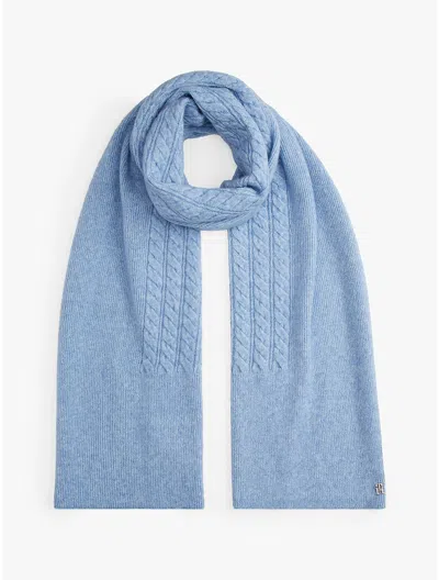 Tommy Hilfiger Mixed Knit Wool In Blue