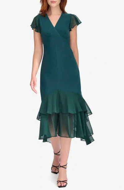 Tommy Hilfiger Mixed Media High-low Dress