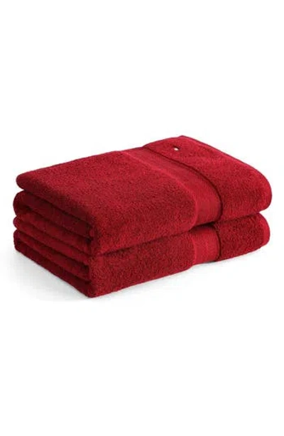 Tommy Hilfiger Modern American Terry 6-piece Towel Set In Red