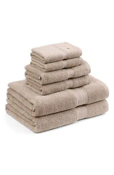 Tommy Hilfiger Modern American Terry 6-piece Towel Set In Neutral