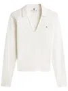Tommy Hilfiger Modern Cody Ls Open Polo Clothing In White