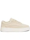 Tommy Hilfiger Sneakers Sportive In Pelle Con Logo In Beige