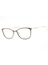 Tommy Hilfiger Modern Rectangular Eyeglasses For Women In Brown