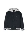 Tommy Hilfiger Monogram Bomber Jacket In Blue