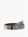 Tommy Hilfiger Monogram Buckle Jacquard Belt