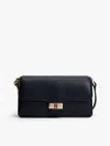 Tommy Hilfiger Monogram Clasp Mini Crossbody Bag In Blue