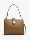 Tommy Hilfiger Monogram Clasp Mini Satchel Bag