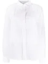 Tommy Hilfiger Lace Monogram Semi-sheer Cotton Shirt In White